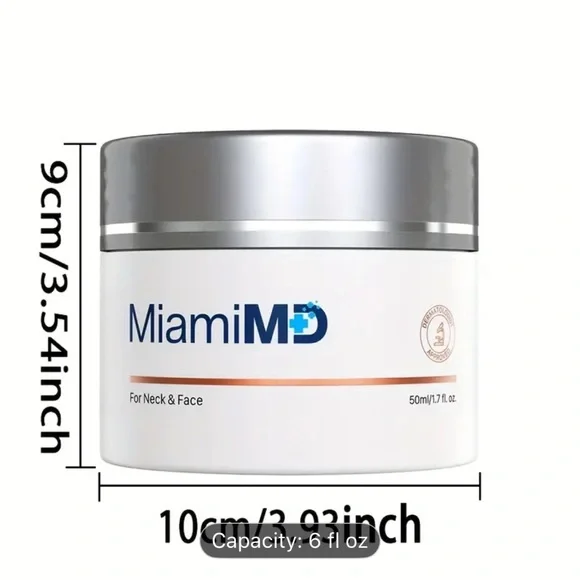 NIB Miami MD Neck & Face Cream - White and Silver - Picture 3 of 4